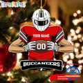 NFL Tampa Bay Buccaneers Special Football Game Player Christmas Ornament