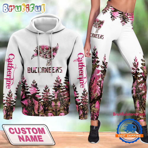 NFL Tampa Bay Buccaneers Special Football Hunting Hoodie And Leggings, Football Limited Hoodie Legging Set