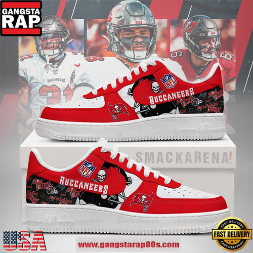 NFL Tampa Bay Buccaneers Trending Football Sneakers Nike Air Force 1 Shoes
