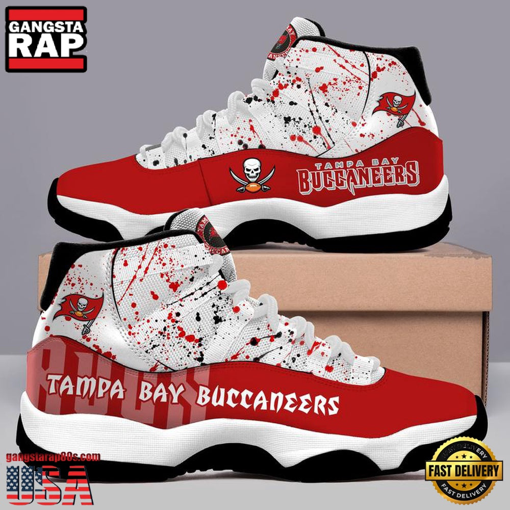 NFL Tampa Bay Buccaneers Unique Design Air Jordan 11 Sneaker