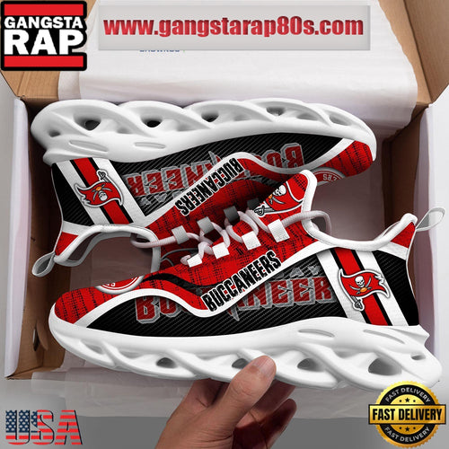 NFL Tampa Bay Buccaneers Unique Design Max Soul Shoes Running Sneakers