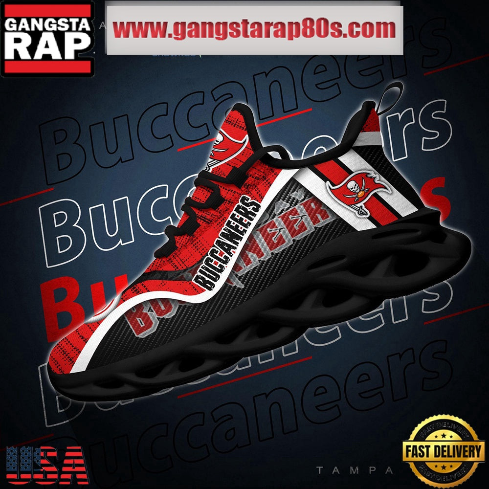 NFL Tampa Bay Buccaneers Unique Design Max Soul Shoes Running Sneakers