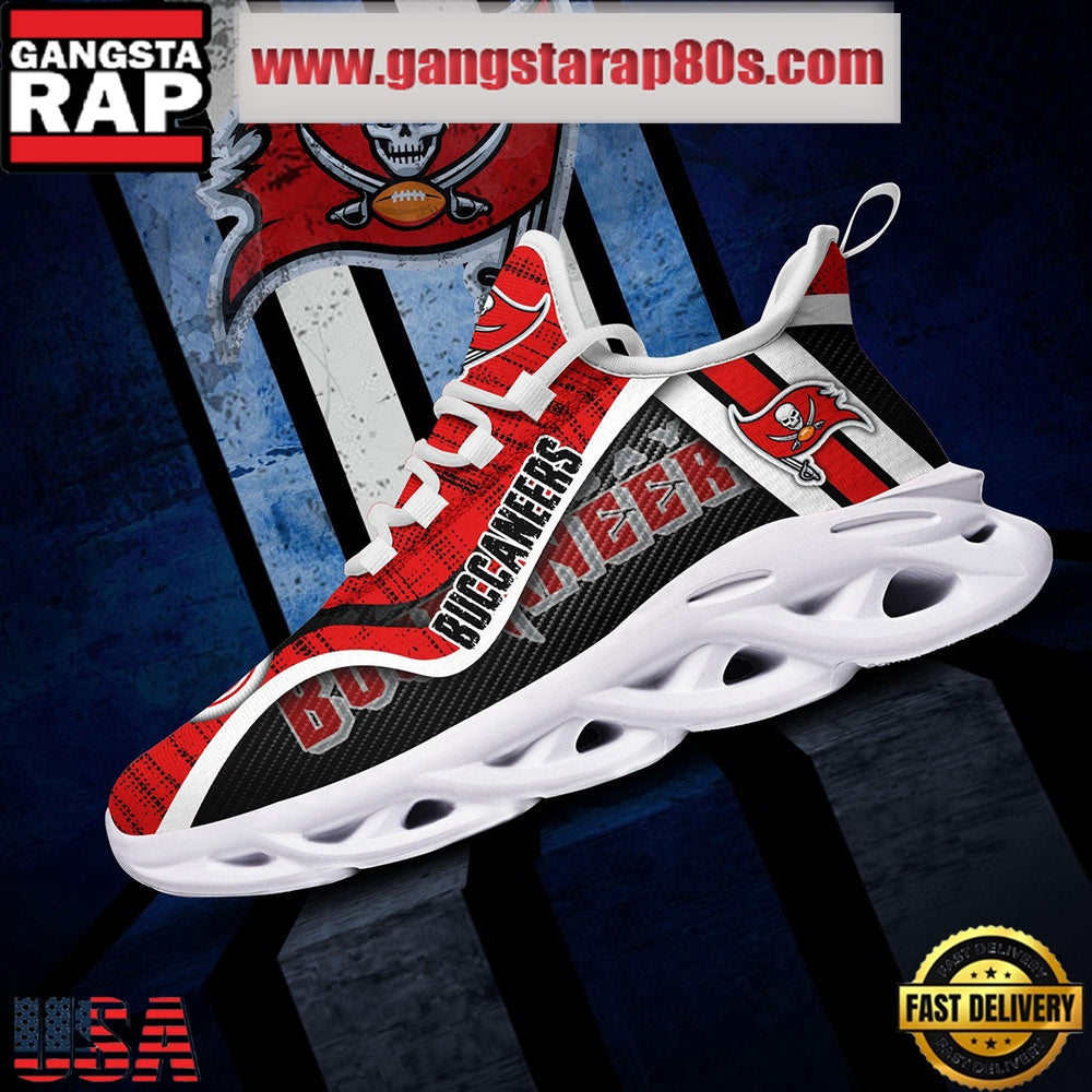 NFL Tampa Bay Buccaneers Unique Design Max Soul Shoes Running Sneakers