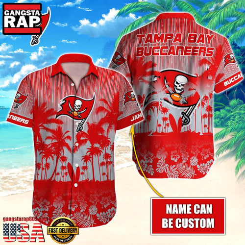 NFL Tampa Bay Buccaneers Vintage Style Custom Aloha Shirts For Men Women
