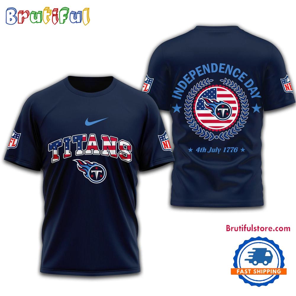 NFL Tennessee Titans 2025 Independence Day All Over Print Shirt