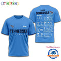NFL Tennessee Titans 2025 SCHEDULE Unisex 3D Shirt