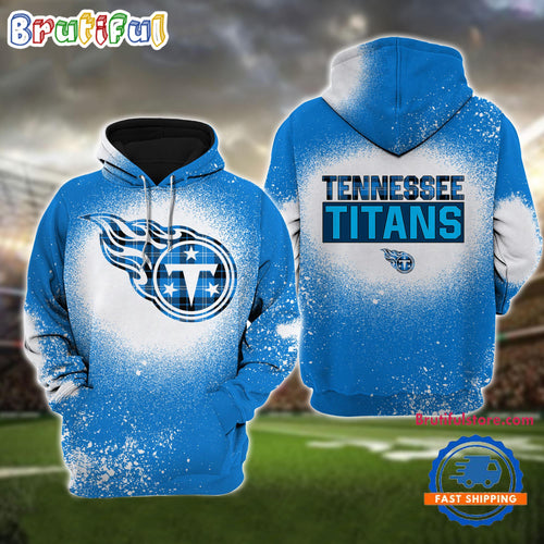 NFL Tennessee Titans All Over Print Christmas Hoodie, Football Christmas Hoodie