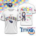 NFL Tennessee Titans Autism Awareness Accept Understand Love All Over Print Shirt