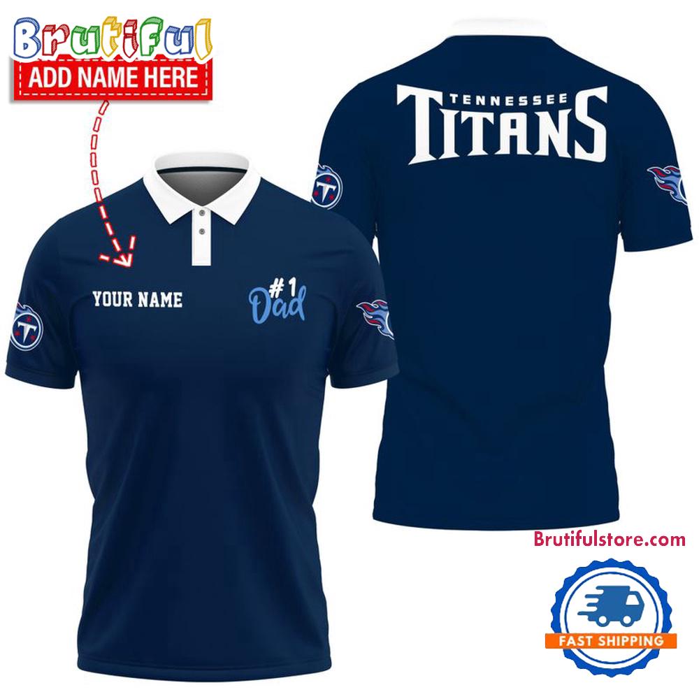 NFL Tennessee Titans Best Dad Wonderful Father’s Day Polo Shirts