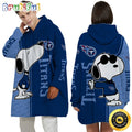 NFL Tennessee Titans Blanket Hoodie For Fans Unisex Hoodie
