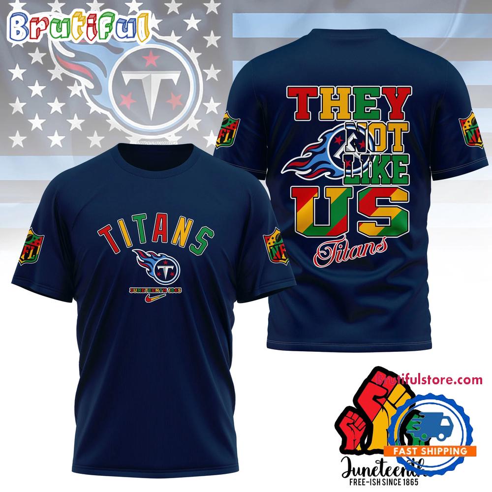 NFL Tennessee Titans Football Team 2025 Juneteenth Freedom Day Unisex 3D Shirt