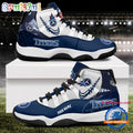 NFL Tennessee Titans Football Team Custom Air Jordan 11 Shoes