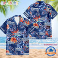NFL Tennessee Titans Football Team Flower Summer Design Hawaiian Button Shirt