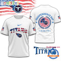 NFL Tennessee Titans Football Team Independence Day New Design 3D Shirt