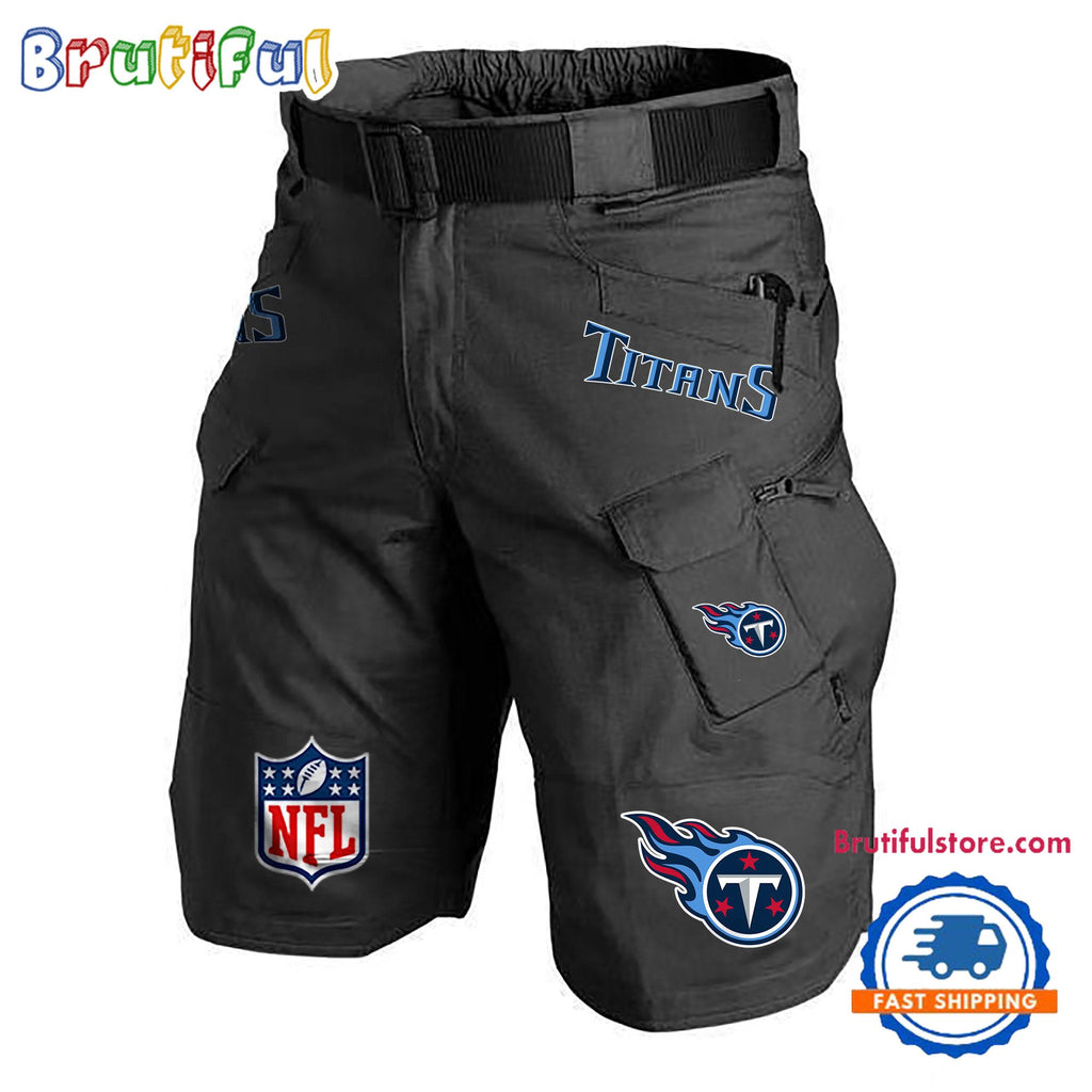 NFL Tennessee Titans Football Team Military Tactical Shorts
