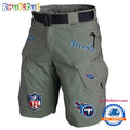 NFL Tennessee Titans Football Team Military Tactical Shorts