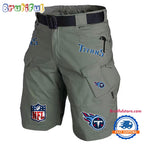 NFL Tennessee Titans Football Team Military Tactical Shorts