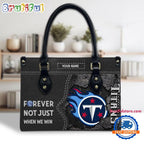 NFL Tennessee Titans Forever Not Just When We Win Women’s Leather Hand Bag
