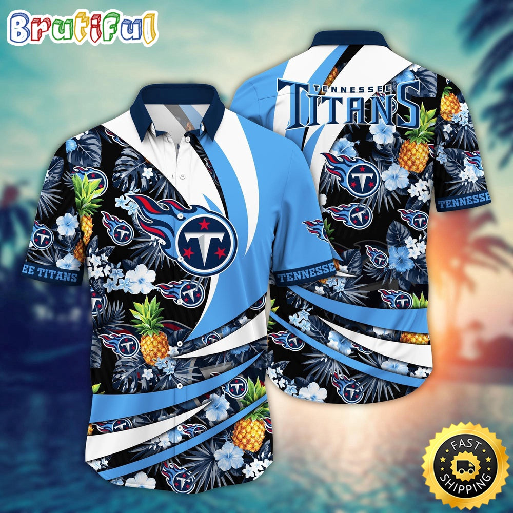 NFL Tennessee Titans Hawaii Shirt Flower Classic Hawaiian Prints