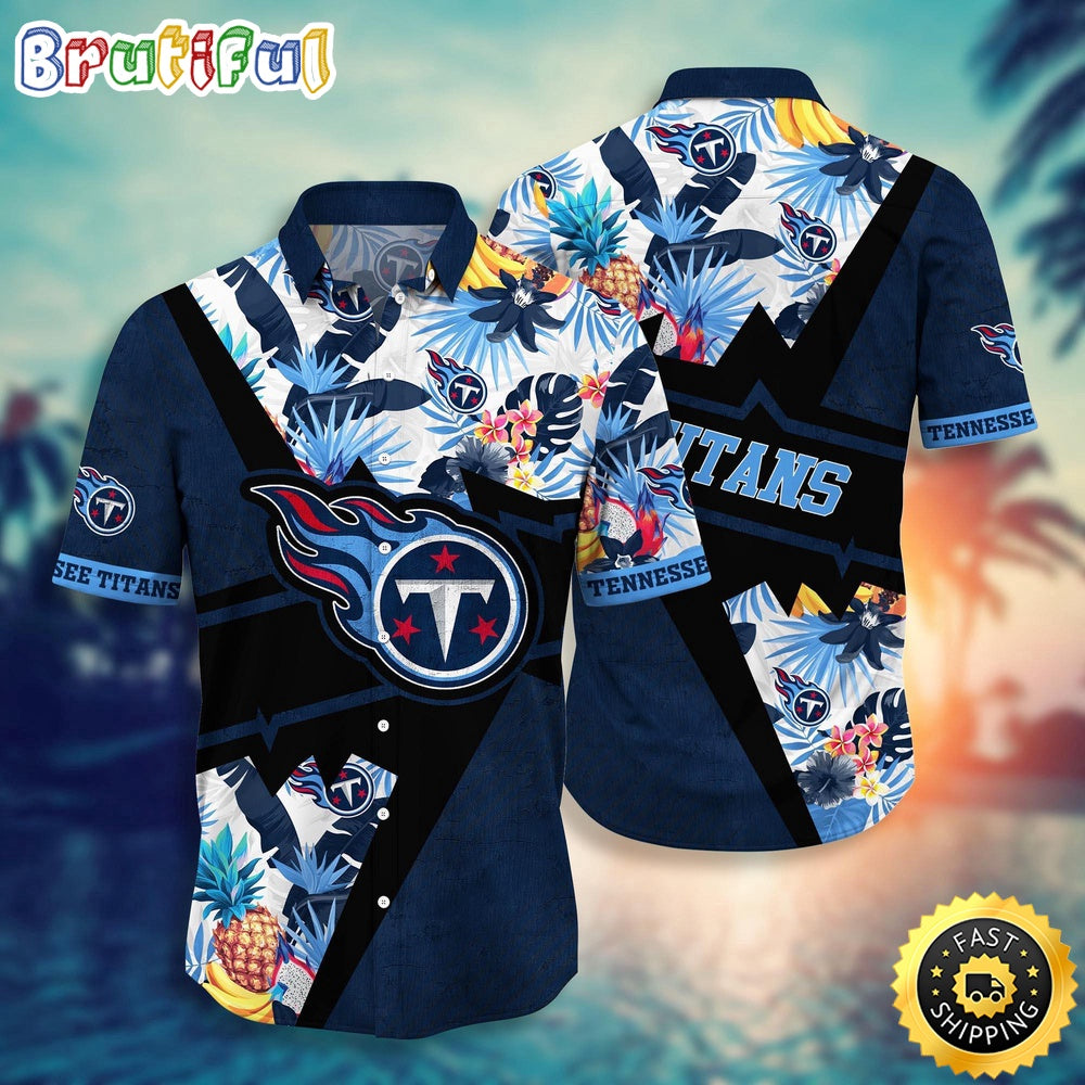 NFL Tennessee Titans Hawaii Shirt Flower Island Inspired Apparel