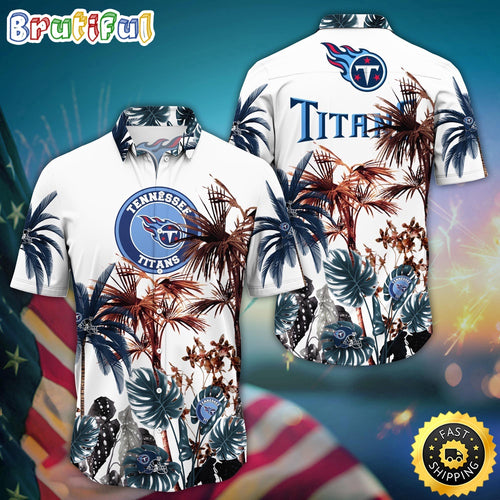 NFL Tennessee Titans Hawaii Shirt Palm Tree Aloha Shirt For Fans