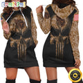 NFL Tennessee Titans Hoodie Dress American Flag Camouflage Skull