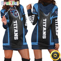 NFL Tennessee Titans Hoodie Dress Print 3D Hoodie Women For Fans