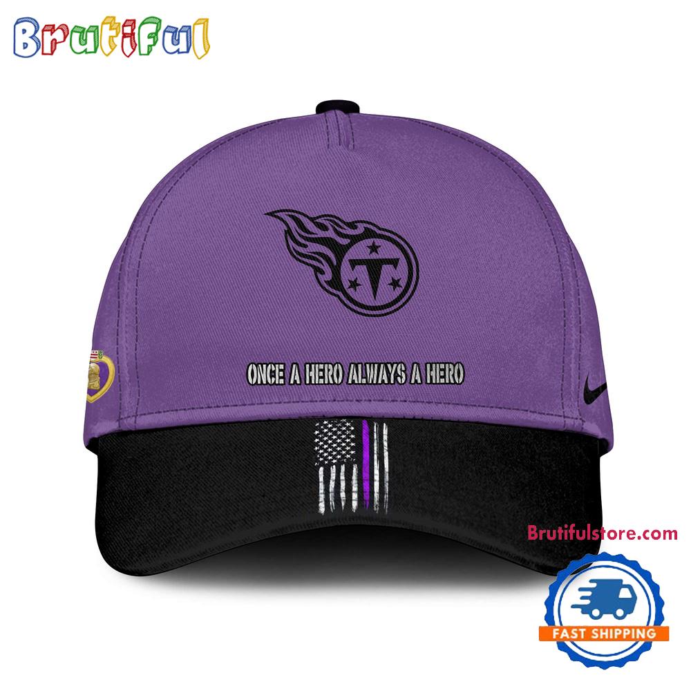 NFL Tennessee Titans Purple Heart Day Limited Edition Baseball Cap