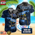 NFL Tennessee Titans Retro Custom Hawaiian Shirts For Men Women