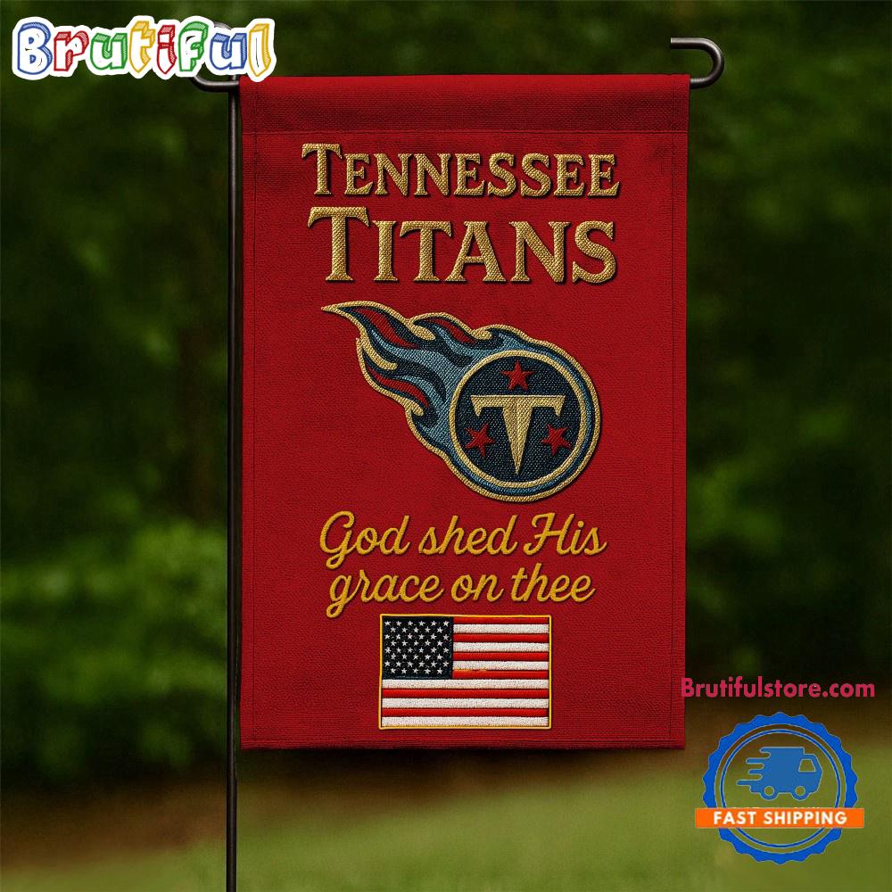 NFL Tennessee Titans USA Team Independence Day Flag