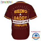 NFL Washington Commanders Football Being A Daddy Father’s Day Baseball Jersey