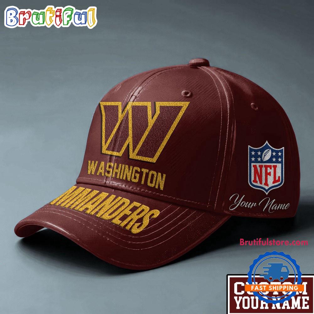 NFL Washington Commanders Football Team Personalized All Over Print Cap