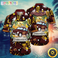 NFL Washington Commanders Hawaii Shirt Car Plam Tree Aloha Shirt