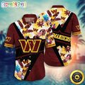 NFL Washington Commanders Hawaii Shirt Flower Island Inspired Apparel