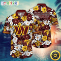 NFL Washington Commanders Hawaii Shirt Flower Sunny Day Essentials