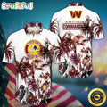 NFL Washington Commanders Hawaii Shirt Palm Tree Aloha Shirt For Fans