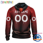 NFL Washington Commanders Horror Terrifier Ghoulish Valak Halloween Football Hoodie