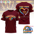 NFL Washington Commanders LGBT Happy Pride Month 2025 3D T Shirt