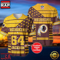 NFL Washington Football Team Custom Name Number Name Number American Flag Baseball Jersey Shirt