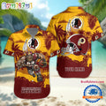 NFL Washington Redskin Football Mascot Summer Hawaiian Shirt