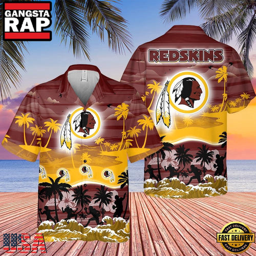 NFL Washington Redskin Hot Summer 2025 Hawaiian Shirt