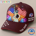 NFL Washington Redskins One Nation Under God Happy Independence Day Custom Classic Cap