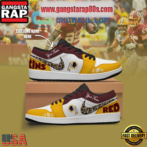 Washington Redskins Personalized Air Jordan 1 Sneakers Shoes