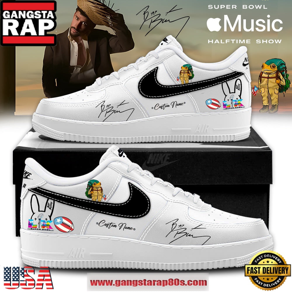 NFL x Bad Bunny Super Bowl LX 2026 Air Force 1 Sneakers Shoes