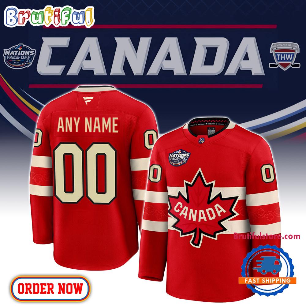 NHL 4 Nations Canada Premium Hockey Jersey