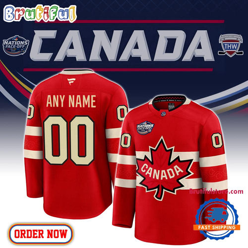 NHL 4 Nations Canada Premium Hockey Jersey