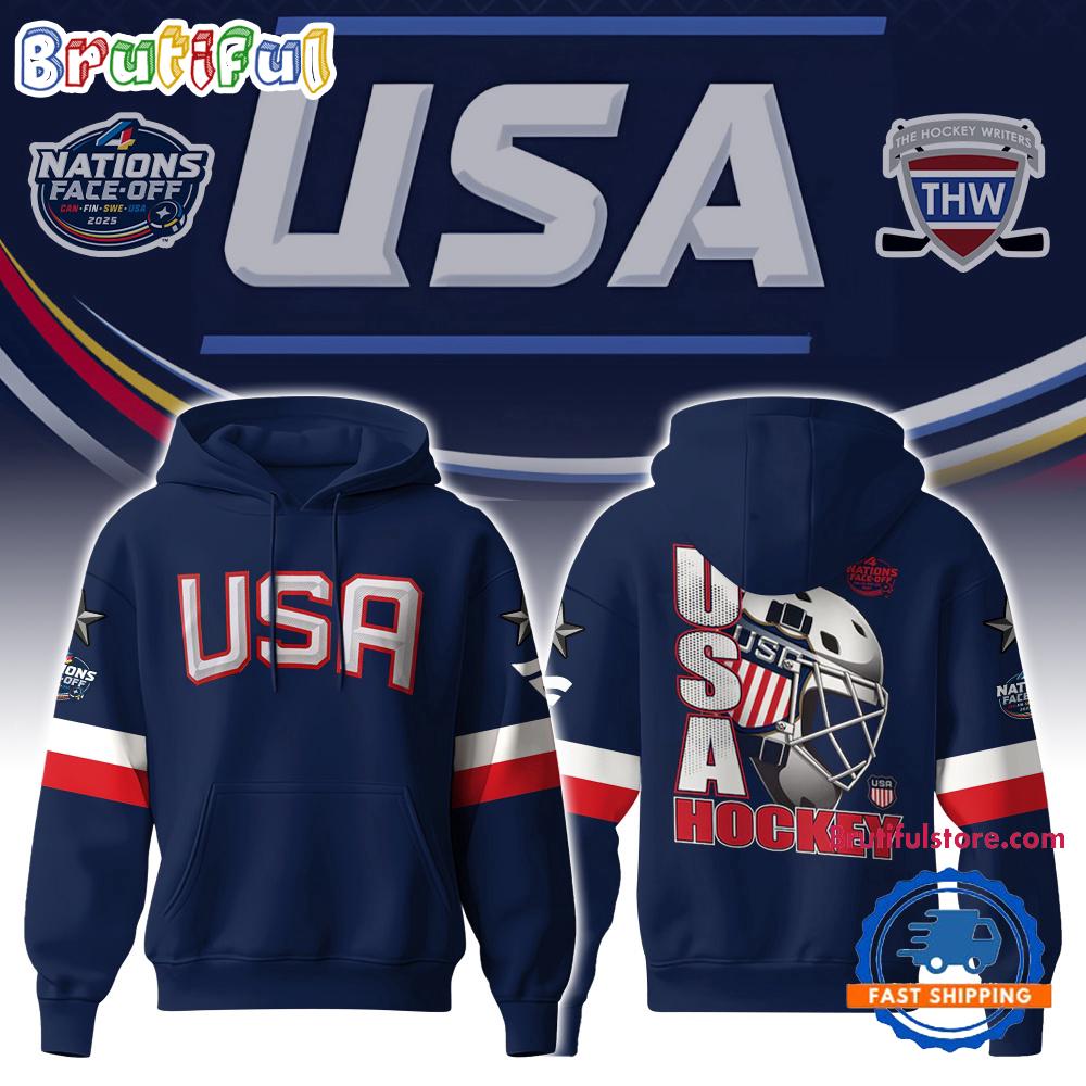 NHL 4 Nations Faceoff USA Premium Hoodie Shirt