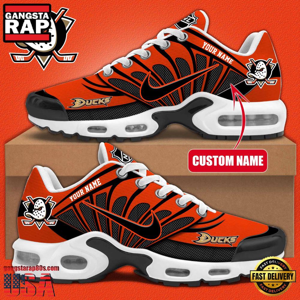 NHL Custom Name Anaheim Ducks New Design Air Max Plus Shoes Running Sneakers