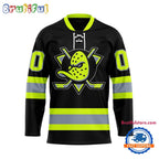 NHL Anaheim Ducks Honoring Firefighters Lace Hockey Jersey