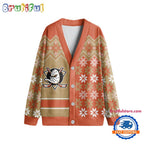 NHL Anaheim Ducks Spcial Ugly Christmas Hockey Design Cardigan, Hockey Fans Cardigan Shirt